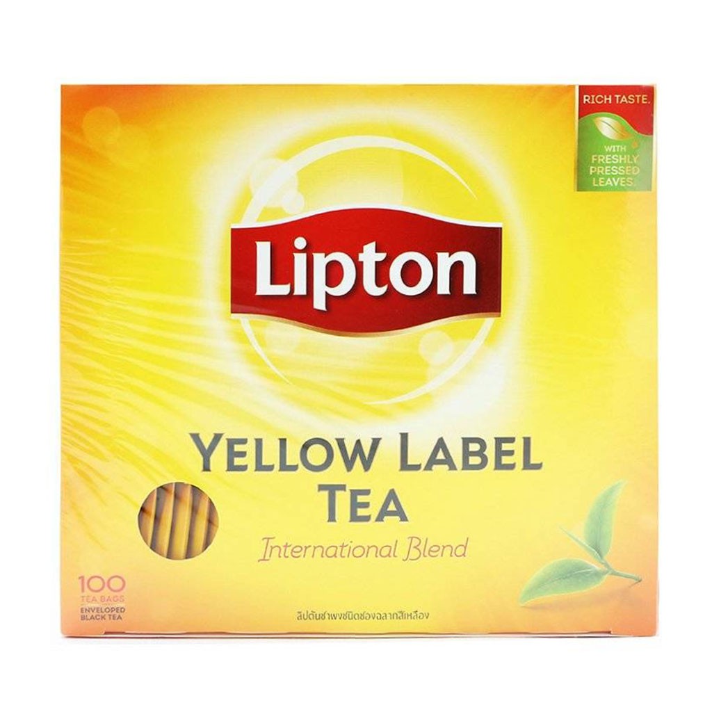 Trà Túi Lọc Lipton Yellow Label Tea Hộp 200g (2g x 100 túi)