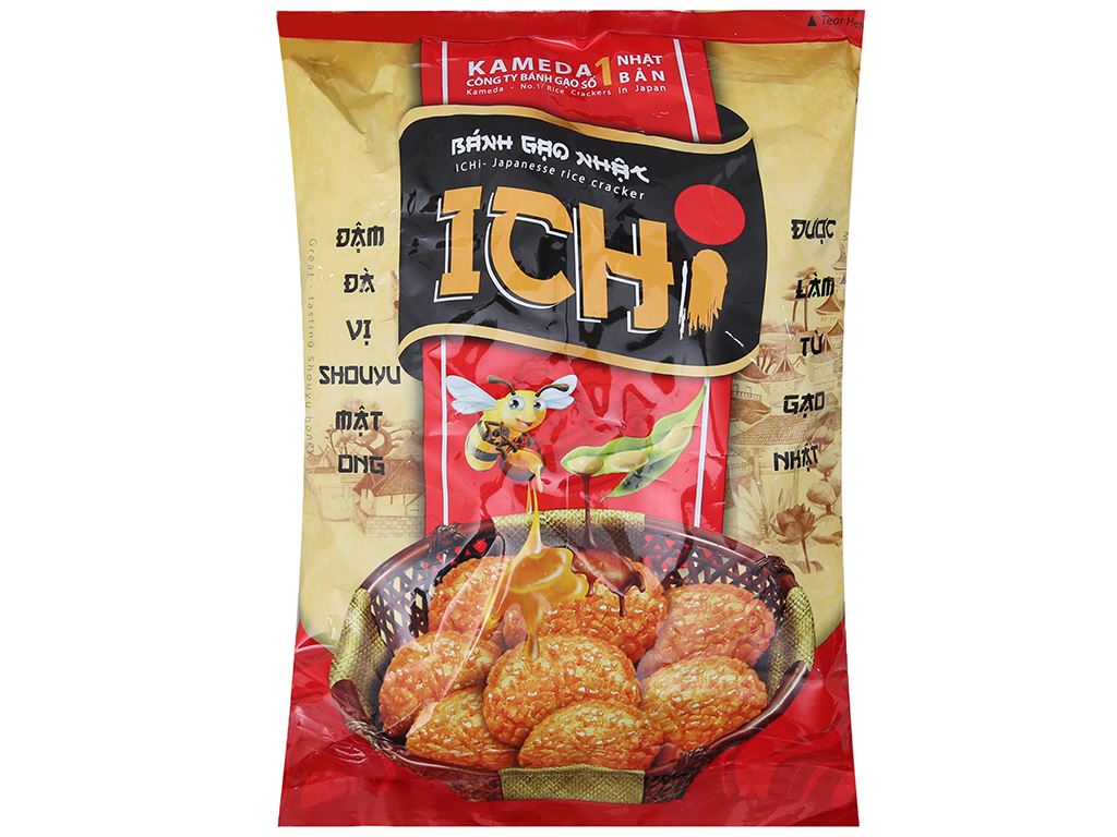 Bánh gạo Nhật vị Shouyu mật ong Ichi gói 100g