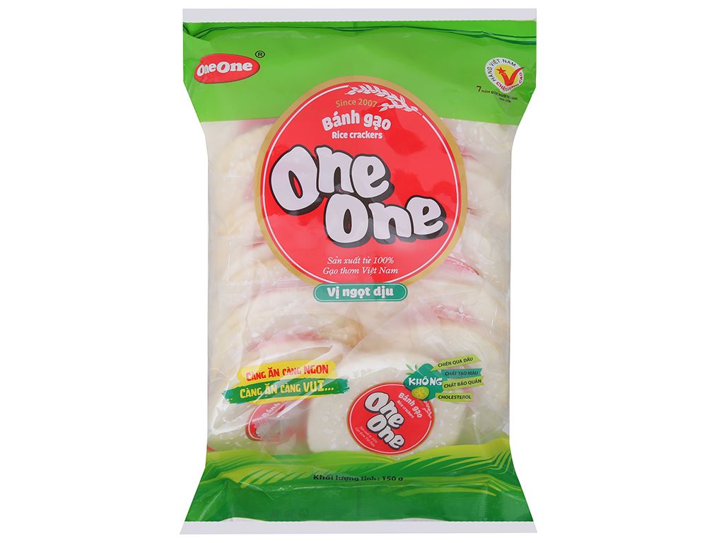 Bánh gạo vị ngọt dịu One One gói 150g