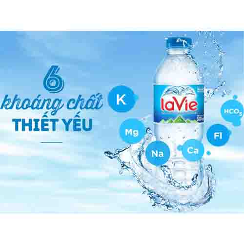 Nước khoáng thiên nhiên Lavie 350ml