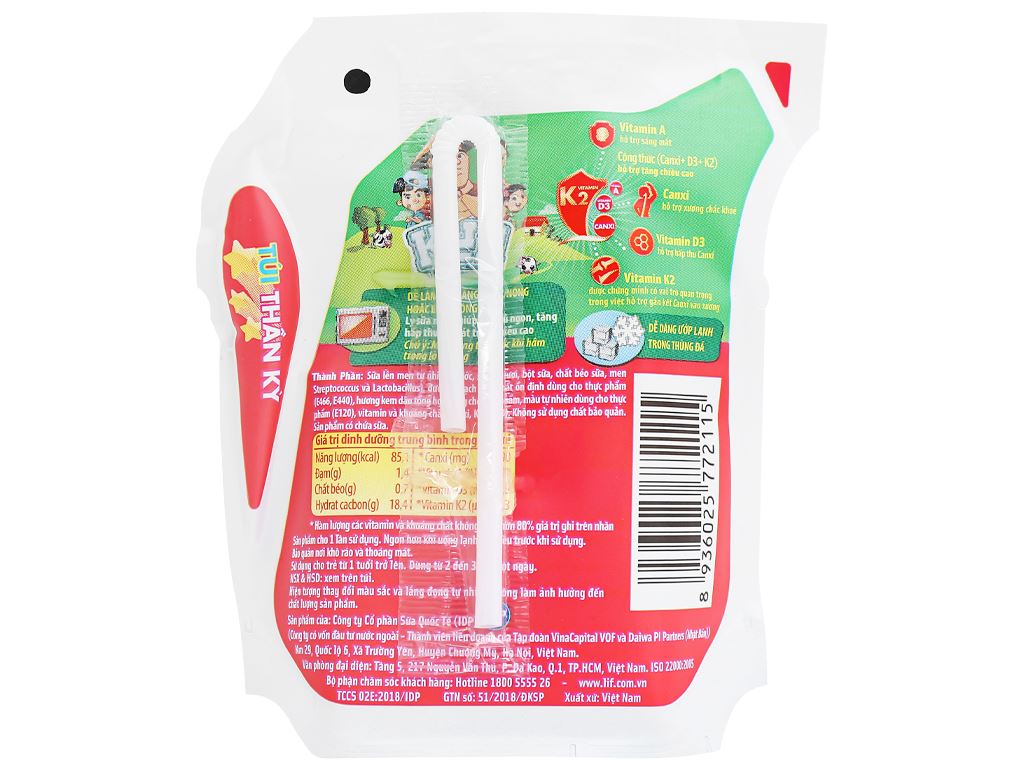 Sữa chua uống LIF KUN dâu gói 110ml