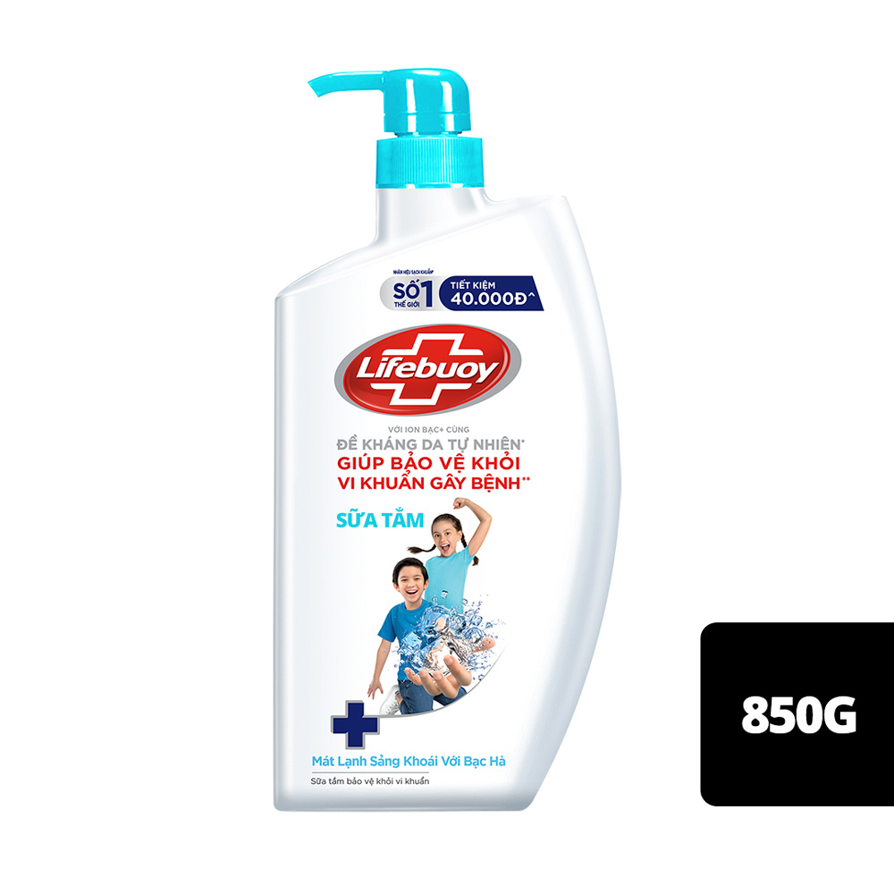 Sữa tắm Lifebuoy mát lạnh sảng khoái 800g