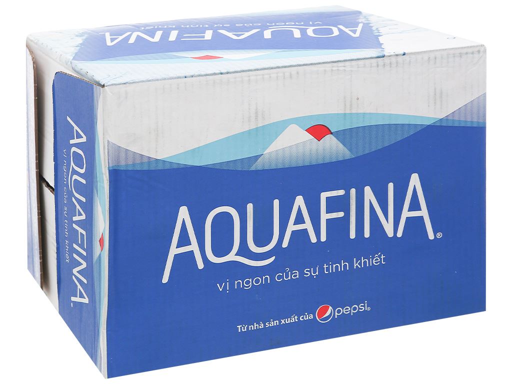 Thùng 12 chai nước tinh khiết Aquafina 1.5 lít